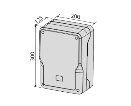 Панель управления ZARA BTL2 24V с DIP-переключателями и 2-х кан приемником (до 63 пультов)