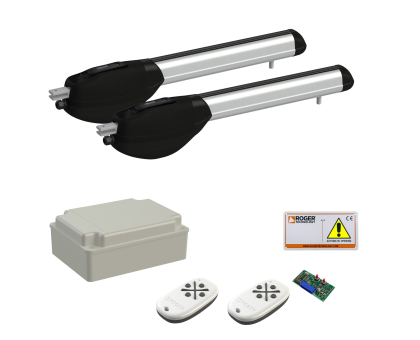 Автоматика для распашных ворот Roger Technology KIT R20/320 mini комплект