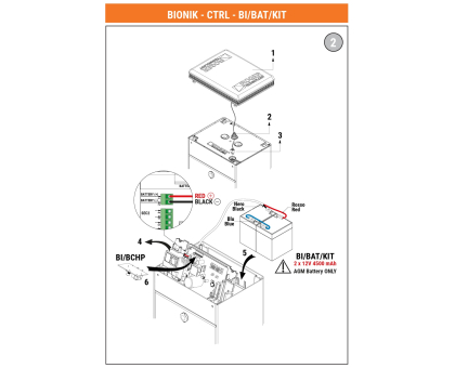 Зарядное устройство Roger Technology BI/BAT/KIT комплект