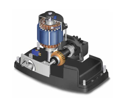 Mini комплект Roger Technology H30/640 для откатных ворот массой до 600 кг с механическими концевыми выключателями
