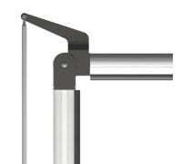 Кронштейн шарнирный для складывания стрелы Roger Technology SND/BA/68/UP