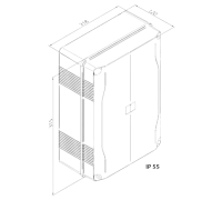 Панель управления BFT THALIA P с дисплеем 24 В для распашных ворот.