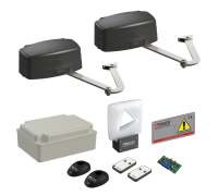 Автоматика для распашных ворот Roger Technology KIT R23/373 со стандартными рычагами LT302 maxi комплект