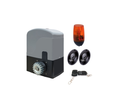Комплект SET IZ-1200 электропривод + пульт ДУ 4-х канальный + PULSAR (230) сигнальная лампа + IR30M фотоэлементы для наружной установки