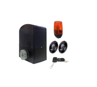 Комплект SET BA-400DC электропривод + пульт ДУ 4-х канальный + PULSAR (230) сигнальная лампа + IR30M фотоэлементы для наружной установки