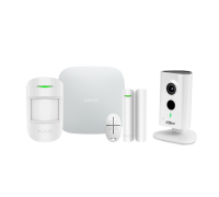 Комплект сигналізації Ajax StarterKit white + IP-відеокамера IPC-C15P