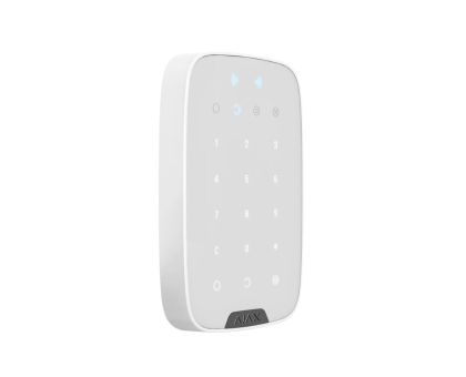 Беспроводная сенсорная клавиатура Ajax Keypad Plus white со считывателем карт Pass и брелоков Tag Беспроводная сенсорная клавиатура Ajax Keypad Plus white со считывателем карт Pass и брелоков Tag
