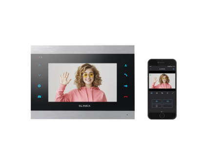 IP-видеодомофон с Wi-Fi 7" Slinex SL-07IPHD (silver+black)