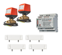 Комплект для квартири з кульовими кранами з сервоприводами