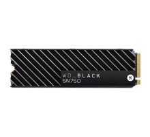 Твердотільний накопичувач Western Digital SSD WD M.2 NVMe PCIe 3.0 4x 1TB SN750 Black 2280 + HS WDS100T3XHC