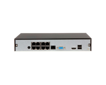 IP-відеореєстратор Dahua NVR1B08HS-8P/E для систем відеоспостереження