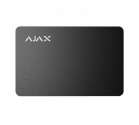 Защищенная бесконтактная карта Ajax Pass black (комплект 3 шт.) для клавиатуры KeyPad Plus