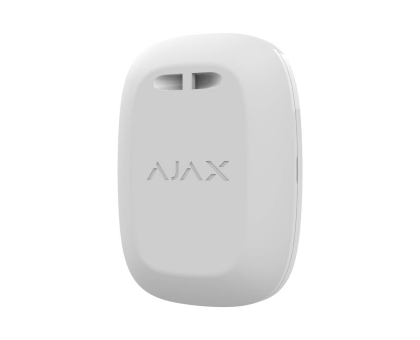 Бездротова екстрена кнопка Ajax DoubleButton white з захистом від випадкових натискань Бездротова екстрена кнопка Ajax DoubleButton white з захистом від випадкових натискань