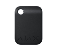 Защищенный бесконтактный брелок Ajax Tag black (комплект 3 шт.) для клавиатуры KeyPad Plus