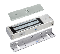 Електромагнітний замок Yli Electronic YM-500 з куточком монтажним Yli Electronic MBK-500L