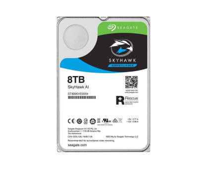 Жорсткий диск 8TB Seagate SkyHawk ST8000VX004 для відеоспостереження