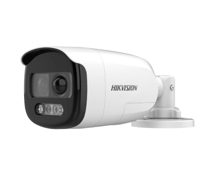 HD-TVI відеокамера 2 Мп Hikvision DS-2CE12DFT-PIRXOF (3.6 мм) ColorVu з PIR датчиком і сиреною для системи відеоспостереження
