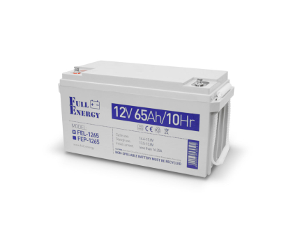 Аккумулятор гелевый 12В 65 Ач для ИБП Full Energy FEL-1265 Аккумулятор гелевый 12В 65 Ач для ИБП Full Energy FEL-1265