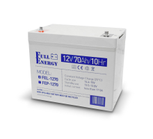 Аккумулятор гелевый 12В 70 Ач для ИБП Full Energy FEL-1270