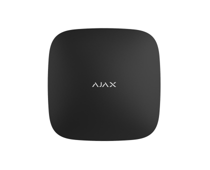 Інтелектуальна централь Ajax Hub Plus black EU з підтримкою 2 SIM-карт і Wi-Fi