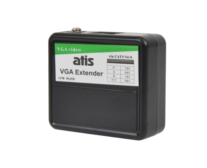 Пасивний приймач-передавач ATIS VGA Extender через RJ45 до 60 м Пасивний приймач-передавач ATIS VGA Extender через RJ45 до 60 м