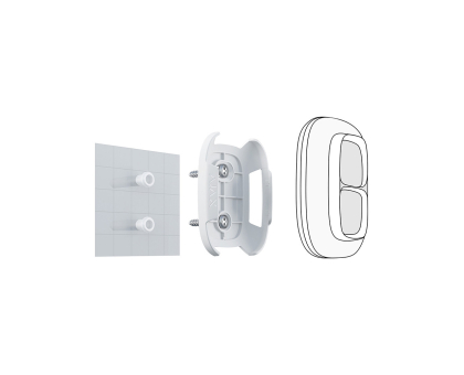 Тримач тривожних кнопок Ajax Holder white для Button/DoubleButton Тримач тривожних кнопок Ajax Holder white для Button/DoubleButton