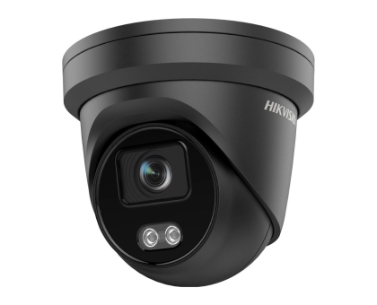 IP-видеокамера 4 Мп Hikvision DS-2CD2347G2-LU(C) (2.8 мм) Black ColorVu со встроенным микрофоном и видеоаналитикой для системы видеонаблюдения