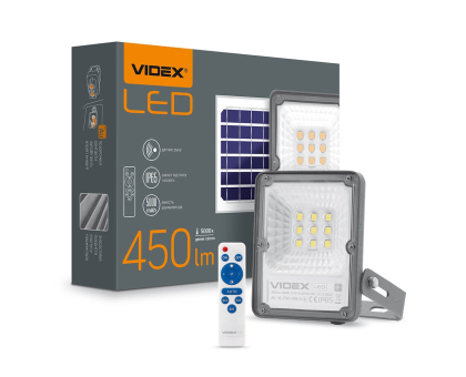 LED-прожектор автономный сенсорный VIDEX 10W 5000K 3.2V 25742 (VL-FSO-205) с датчиком движения LED-прожектор автономный сенсорный VIDEX 10W 5000K 3.2V 25742 (VL-FSO-205) с датчиком движения