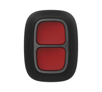 Беспроводная экстренная кнопка Ajax DoubleButton black с защитой от случайных нажатий