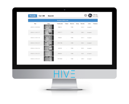 Програмний застосунок NUMBEROK EDGE LPR APP Hive для IP-камер Uniview для контролю і керування доступом автотранспорту Програмний застосунок NUMBEROK EDGE LPR APP Hive для IP-камер Uniview для контролю і керування доступом автотранспорту