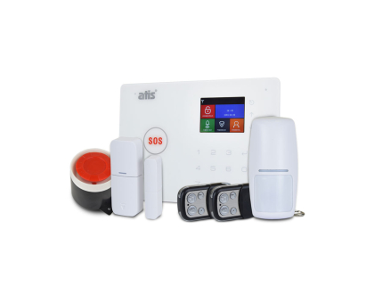 Комплект бездротової GSM і Wi-Fi сигналізації ATIS Kit GSM+WiFi 130T з підтримкою застосунку Tuya Smart Комплект бездротової GSM і Wi-Fi сигналізації ATIS Kit GSM+WiFi 130T з підтримкою застосунку Tuya Smart