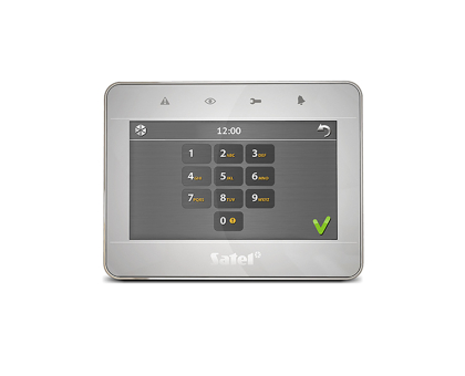 Клавіатура з сенсорним дисплеєм Satel INT-TSG-SSW