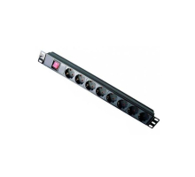 Мережевий фільтр Hypernet SPP8-WC 8 розеток без кабелю 19'' з вимикачем