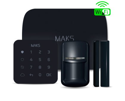 Комплект бездротової охоронної сигналізації MAKS PRO Wi-Fi