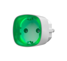 Радіокерована розумна розетка Ajax Socket white EU з лічильником енергоспоживання