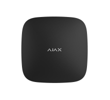 Інтелектуальна централь Ajax Hub 2 Plus black з підтримкою 2 SIM-карт, LTE і Wi-Fi, підтримкою датчиків з фотофіксацією тривог