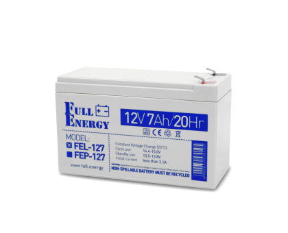 Аккумулятор гелевый 12В 7 Ач для ИБП Full Energy FEL-127 Аккумулятор гелевый 12В 7 Ач для ИБП Full Energy FEL-127