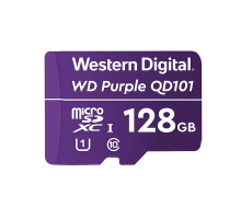 Карта пам'яті Western Digital MEMORY MICRO SDXC QD101 128GB UHS-I WDD128G1P0C WDC спеціалізована для відеоспостереження