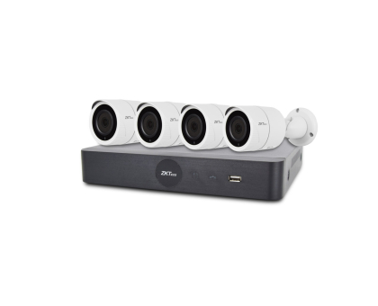 IP комплект відеоспостереження з 4 камерами ZKTeco KIT-8504NER-4P/4-BS855L11B IP комплект відеоспостереження з 4 камерами ZKTeco KIT-8504NER-4P/4-BS855L11B