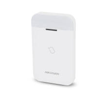 Бездротовий зчитувач карт Mifare Hikvision DS-PT1-WE AX PRO