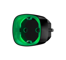 Радіокерована розумна розетка Ajax Socket black EU з лічильником енергоспоживання