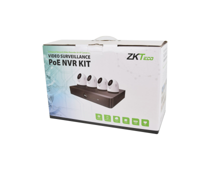 IP комплект відеоспостереження з 4 камерами ZKTeco KIT-8504NER-4P/4-BS855L11B IP комплект відеоспостереження з 4 камерами ZKTeco KIT-8504NER-4P/4-BS855L11B