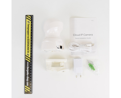 IP-відеокамера поворотна 1 Мп з Wi-Fi ATIS AI-361 (White) для системи відеонагляду