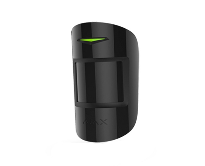 Бездротовий датчик руху Ajax MotionProtect Plus black EU з мікрохвильовим сенсором