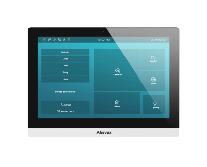 IP-видеодомофон с Wi-Fi 10" Akuvox C317A с встроенной камерой IP-видеодомофон с Wi-Fi 10" Akuvox C317A с встроенной камерой