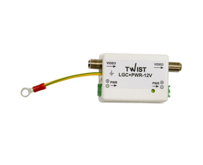 Twist-LGC+PWR12V грозозахист на коаксіал Twist-LGC+PWR12V грозозахист на коаксіал