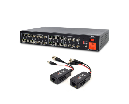 Активний 16-канальний приймач ATIS AL-1216 UHD відеосигналу і живлення через UTP